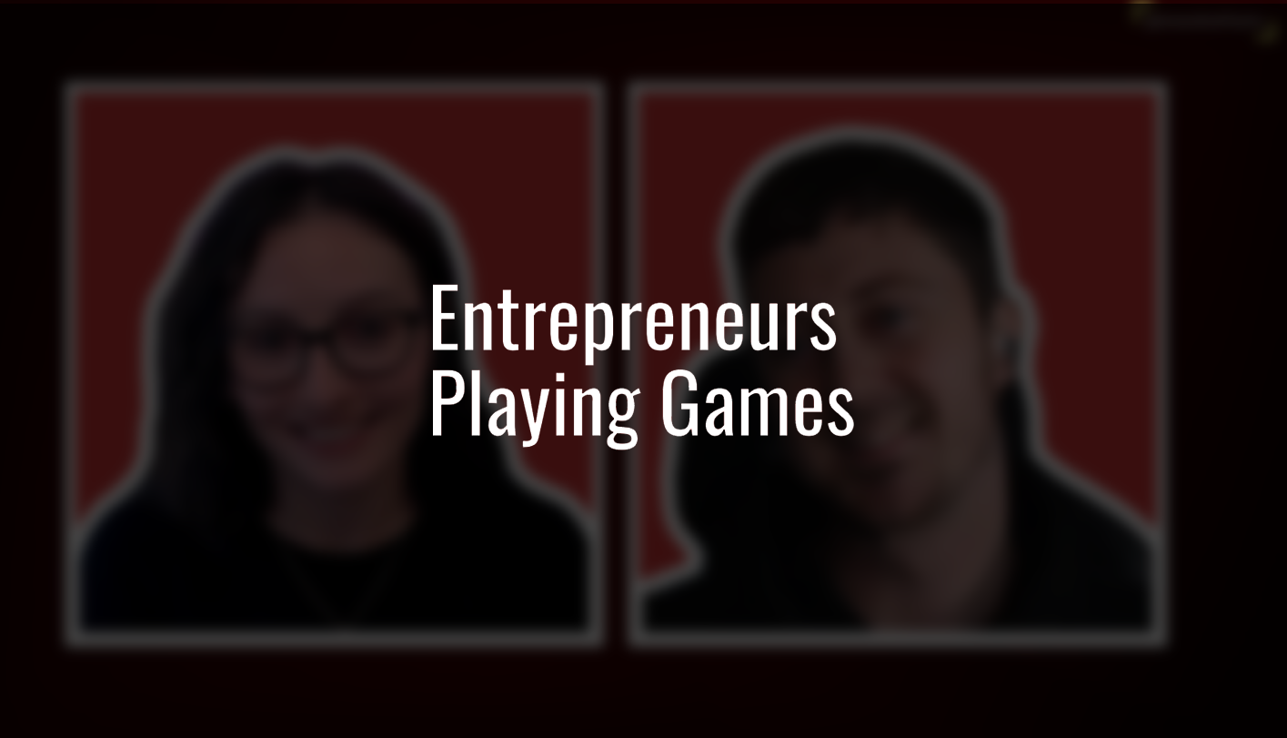 Entrepreneurs Playing Games Video podcast with early stage startup founders by Amandine Flachs